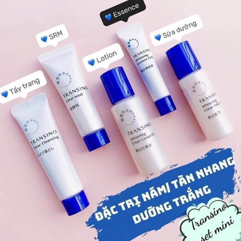 Set mini Transino trị nám 5 món có tốt không? 