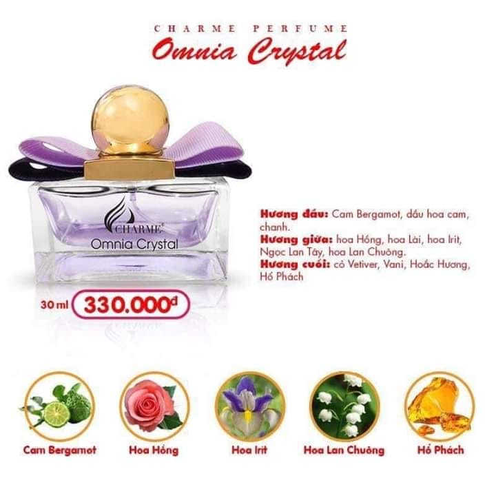 Nước Hoa Nữ Charme Omnia Crystal 30ml