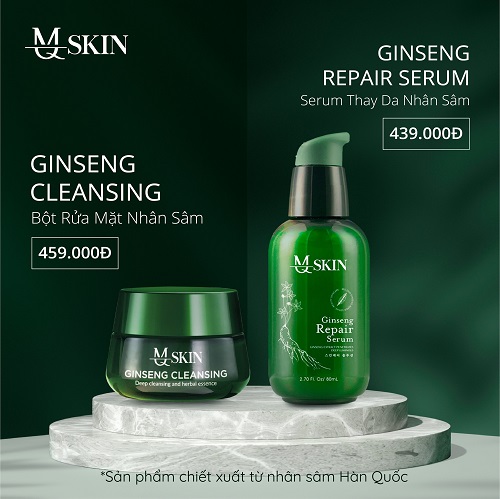 Bột rửa mặt nhân sâm MQ Skin