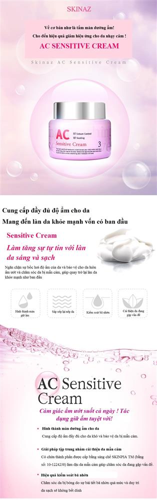 Kem dưỡng da cao cấp AC Sensitive Cream
