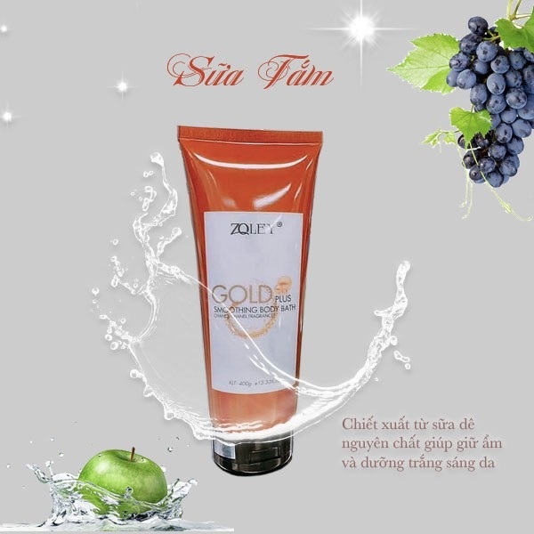 Sữa tắm Gold Plus mẫu mới