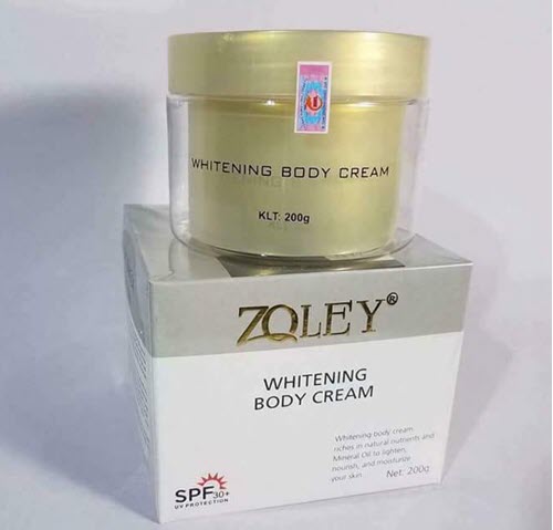 Kem trắng da Zoley body Gold 200g