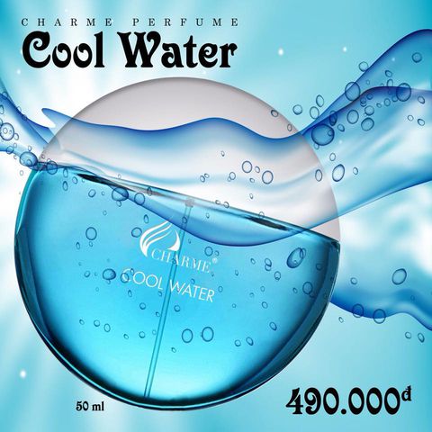Nước Hoa Nam Charme Cool Water 50ml