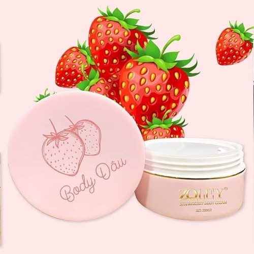 Kem Dưỡng Trắng da Body dâu Zoley 200g
