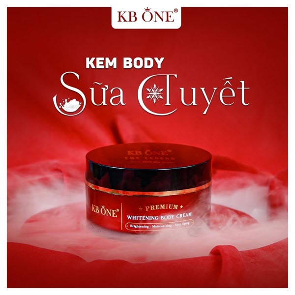 Kem Body Sữa Tuyết KBONE 100g
