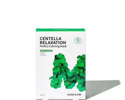 Mặt Nạ Rau Má Centella Relaxation Perfect Calming Mask 10 Miếng [Hàn Quốc]