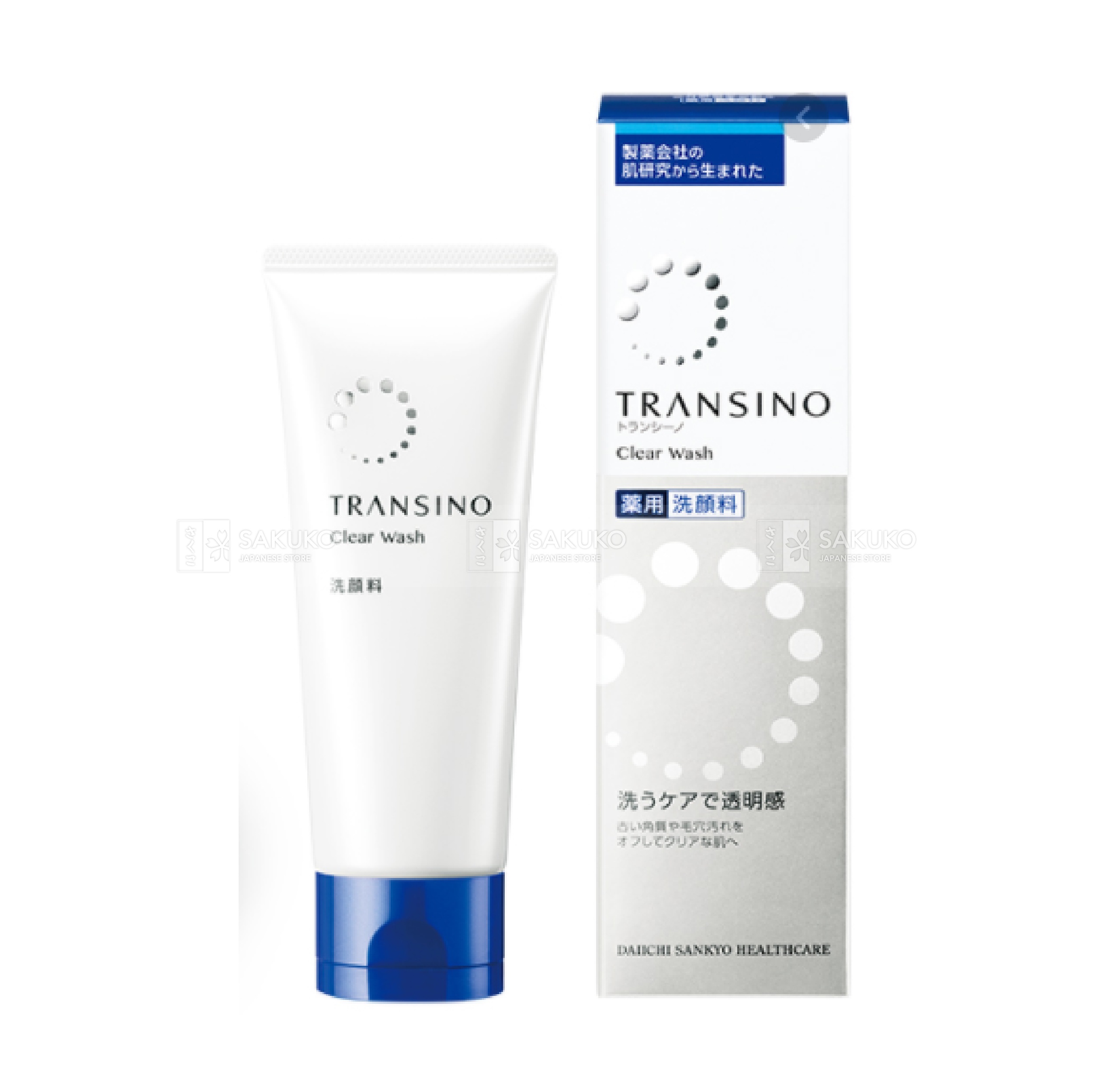 Sữa Rửa Mặt Transino Clear Wash chính hãng Nhật Bản