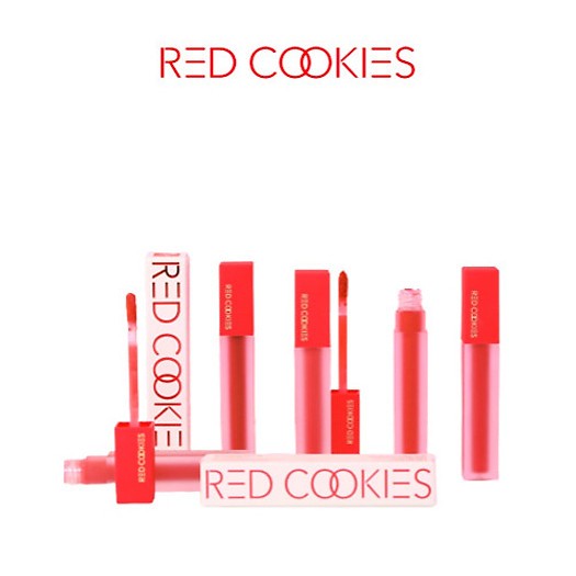 Son Kem Vuông Brownie Velevet Tint Red Cookies