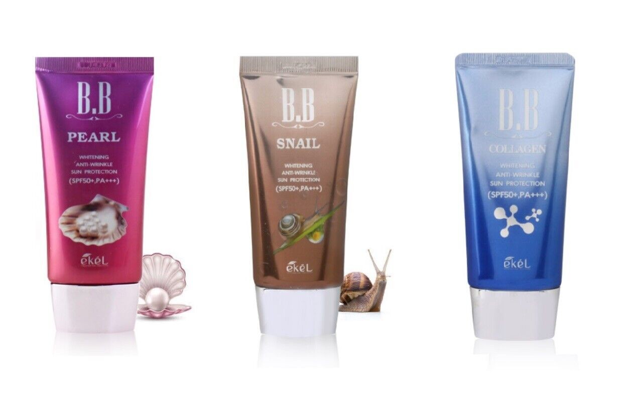 Kem nền chống nắng BB Whitening anti-wrinkle sun protection SPF50+ PA+++ Ekel
