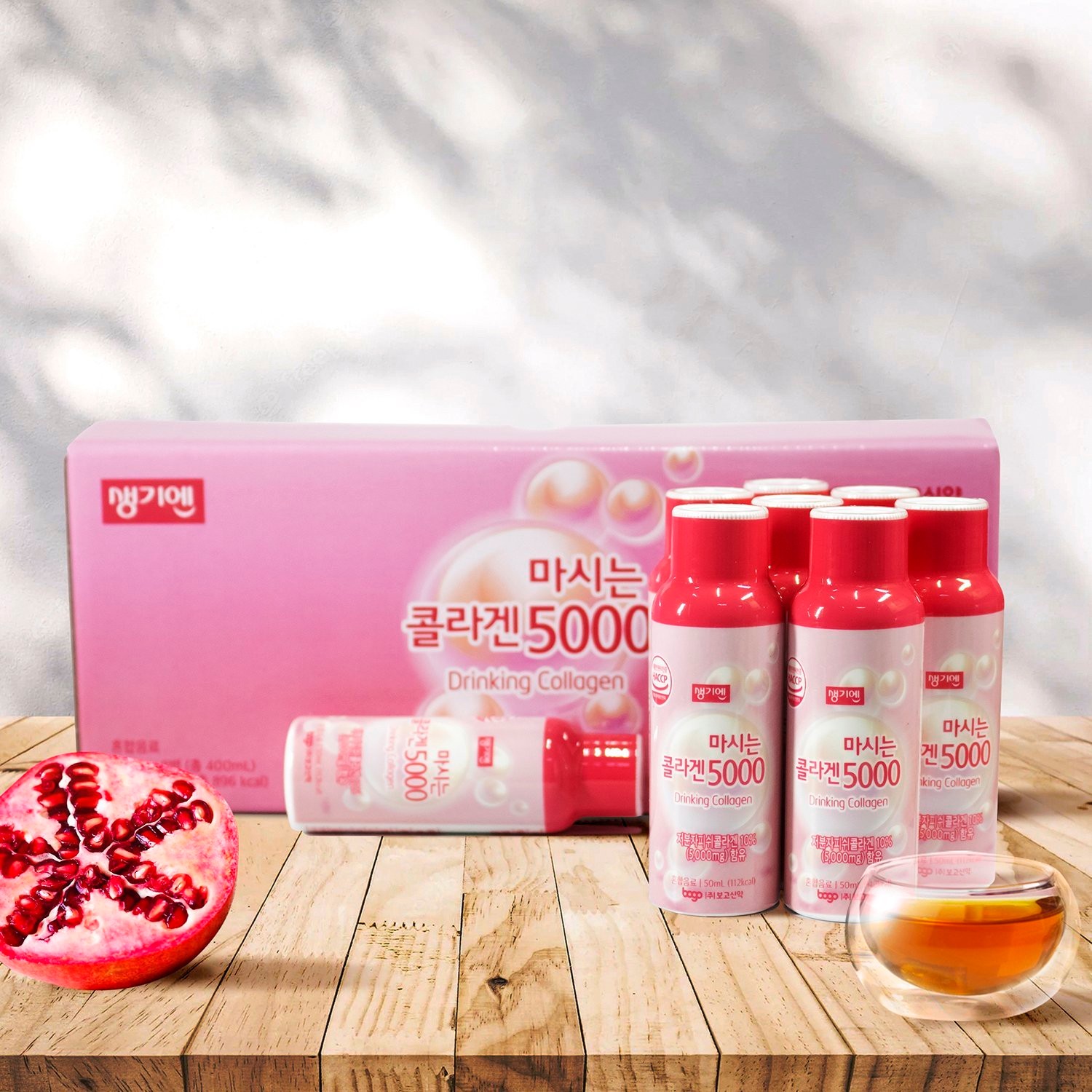 Nước Uống Collagen Dưỡng Trắng Chống Lão Hóa Bogo 5000 mg Hàn Quốc