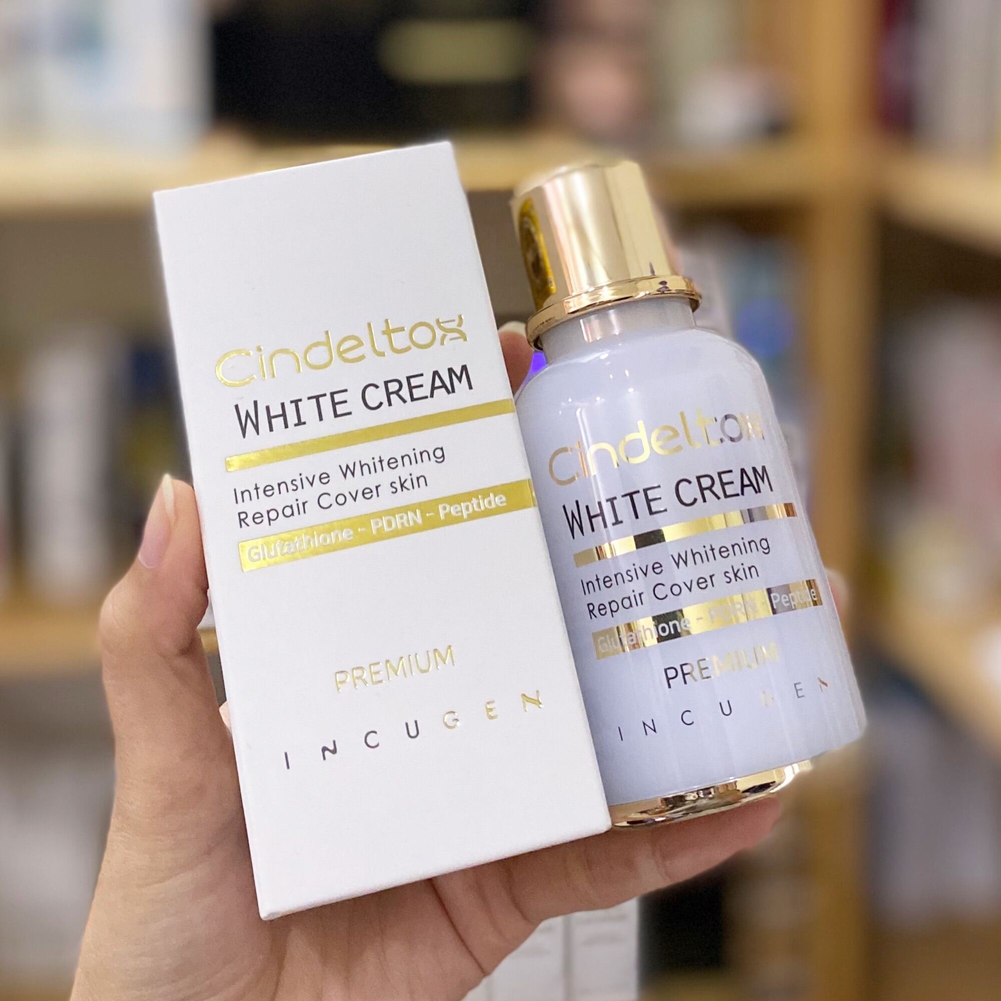 Kem Dưỡng Incug-En Cindel Tox Intensive Whitening & Cover 50Ml
