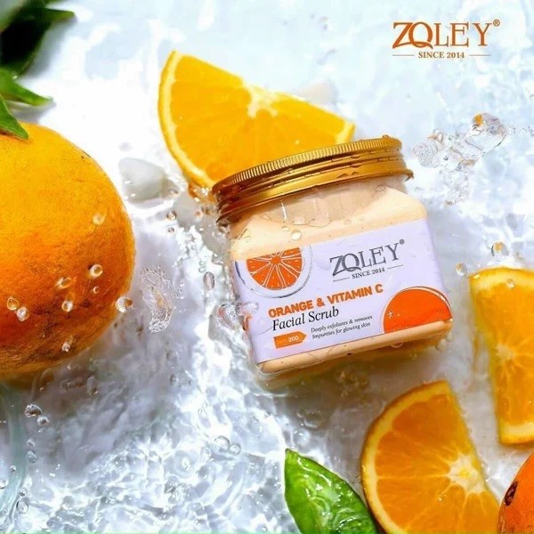 Tẩy Tế Bào Chết Cho Da Mặt Cam Và Vitamin C Zoley