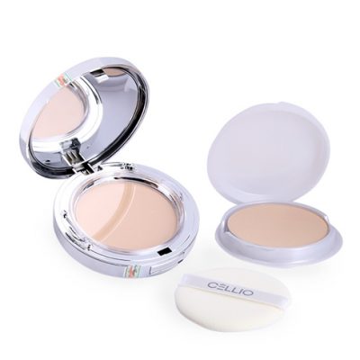 Phấn phủ siêu mịn 2 lõi Cellio Ex Collagen Twoway Cake SPF 30, PA++