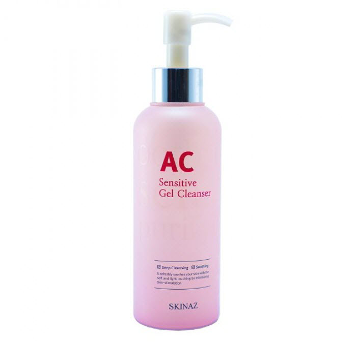 Skinaz Sữa Rửa Mặt Cao Cấp 4in1 Trắng Da AC Sensitive Gel Cleanser